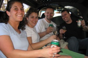 My first limo ride